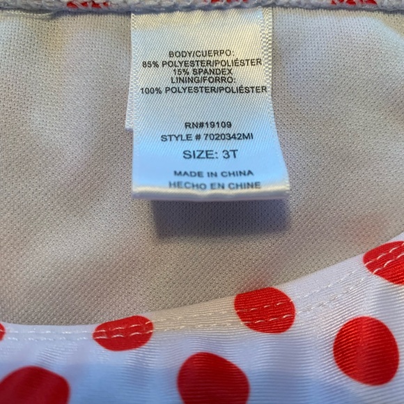 Minnie Mouse Swim Shirt w/ Matching Bottoms - Picture 5 of 6